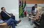 Carolina Serafim, presidente da Águas de Teresina, durante reunião na Assembleia Legislativa do Piauí (Alepi)