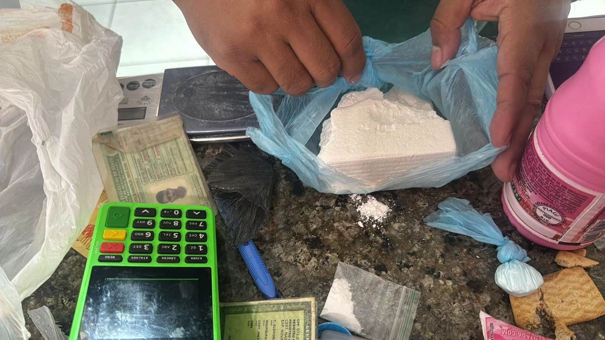 Grande quantidade de cocaína apreendida
