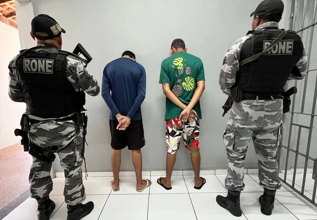 Homens suspeitos de envolvimento em homicídios na zona Norte de Teresina
