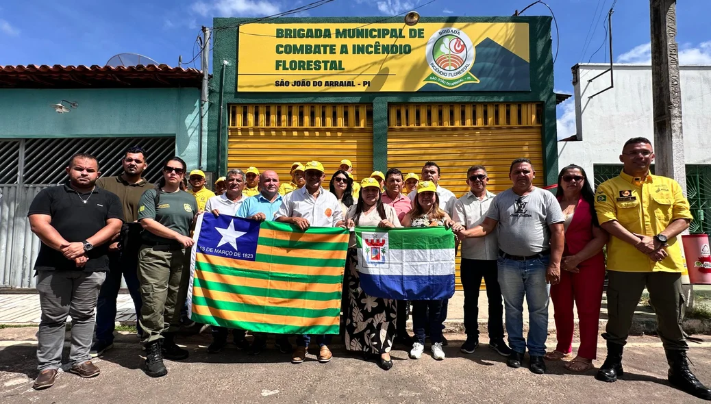 Inauguração da nova sede da Brigada Municipal de Combate a Incêndio Florestal em São João do Arraial