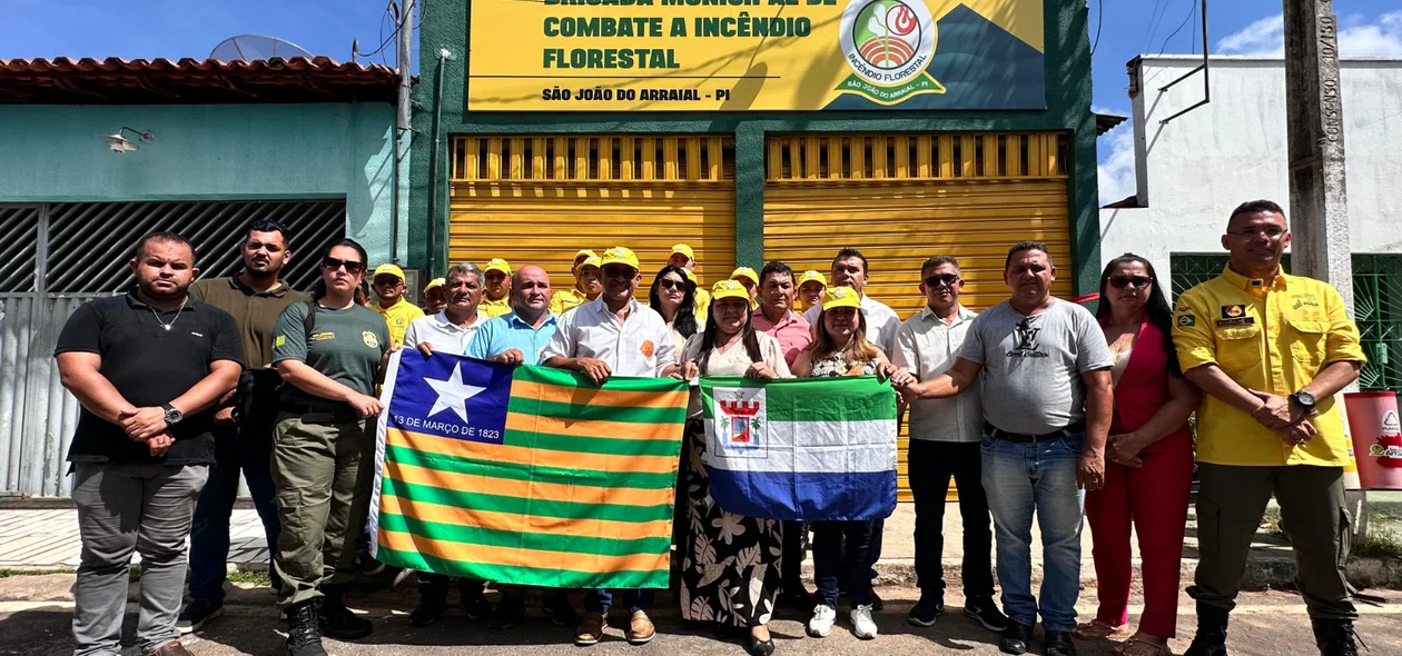 Inauguração da nova sede da Brigada Municipal de Combate a Incêndio Florestal em São João do Arraial