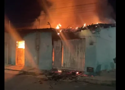Incêndio em residência