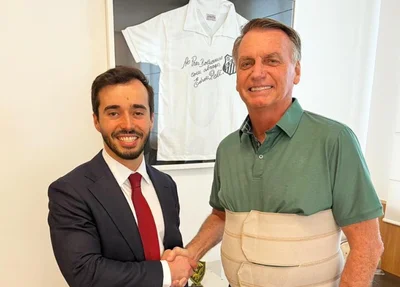 Jair Bolsonaro se reúne com o Conselheiro Sênior Sr. Pita dos EUA