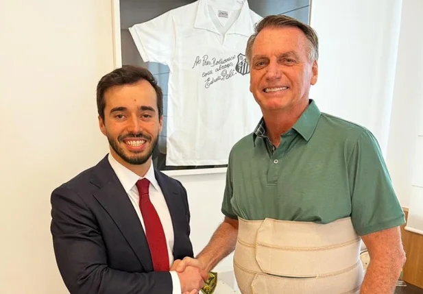 Jair Bolsonaro se reúne com o Conselheiro Sênior Sr. Pita dos EUA
