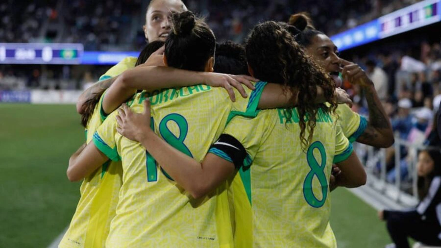 Jogadoras da Seleção Feminina