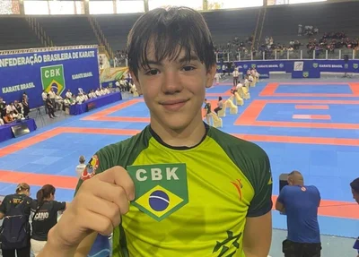 Karateca João Gabriel Alencar