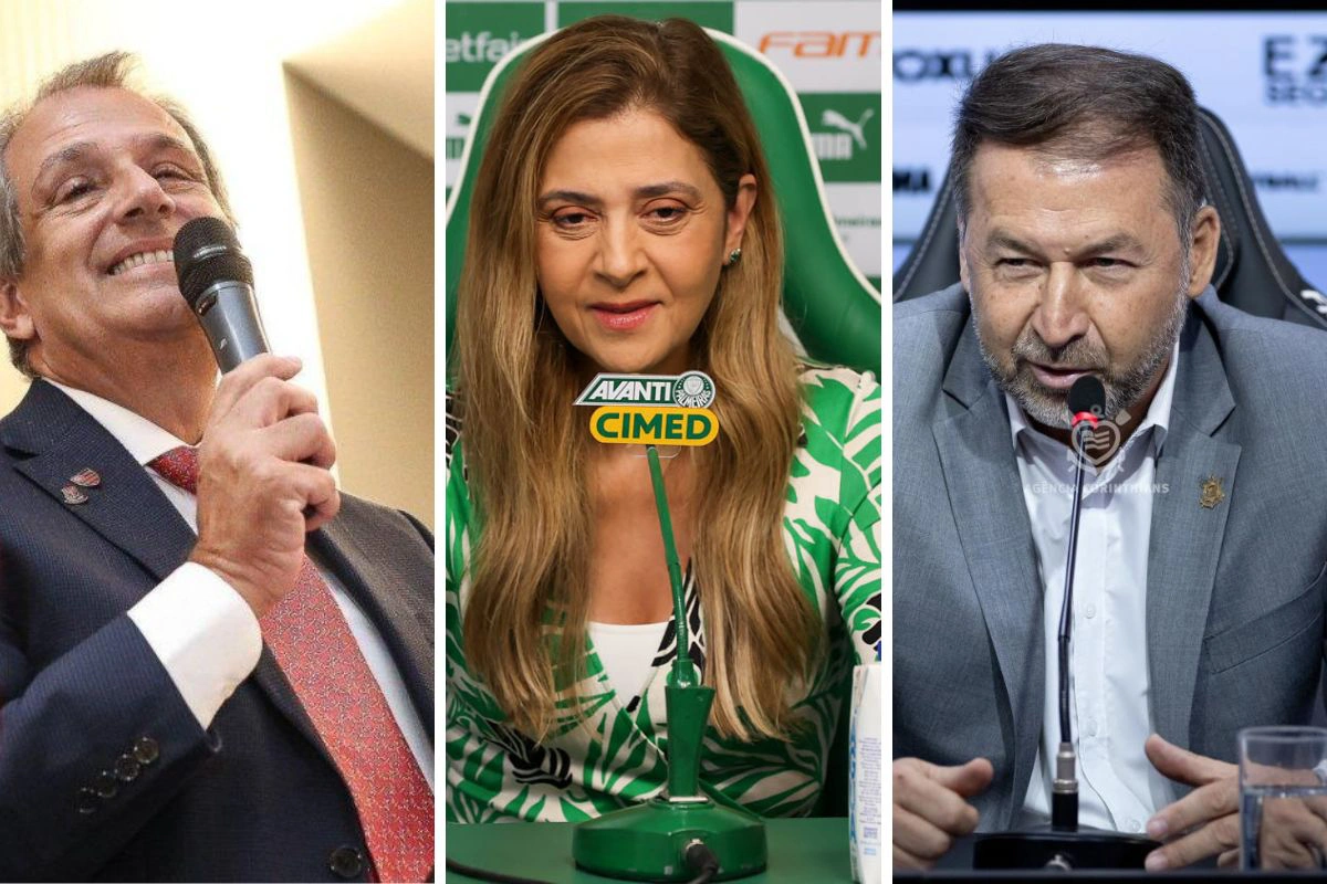 Luiz Eduardo Baptista, Leila Pereira e Augusto Melo