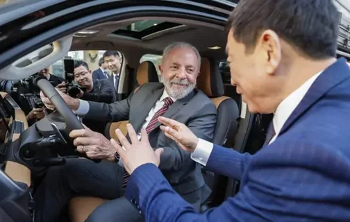Lula em evento na China