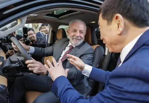 Lula em evento na China