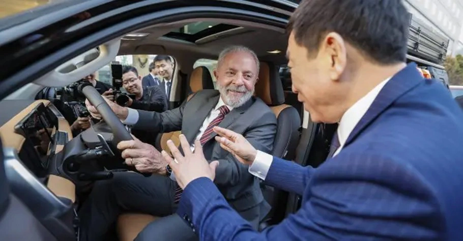 Lula em evento na China