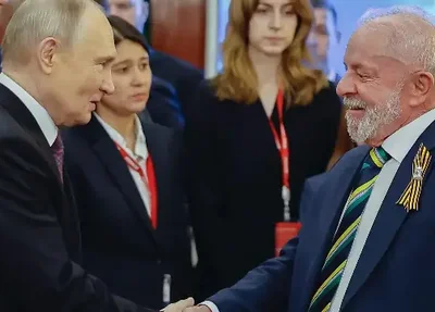 Lula se encontrou com Vladmir Putin