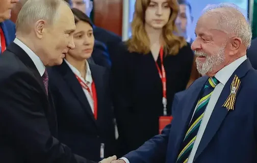 Lula se encontrou com Vladmir Putin