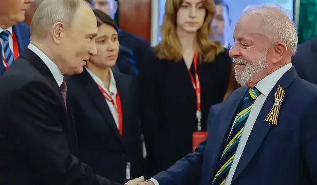 Lula se encontrou com Vladmir Putin