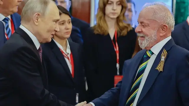Lula se encontrou com Vladmir Putin