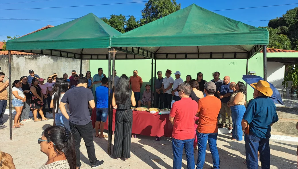 Momento da inauguração