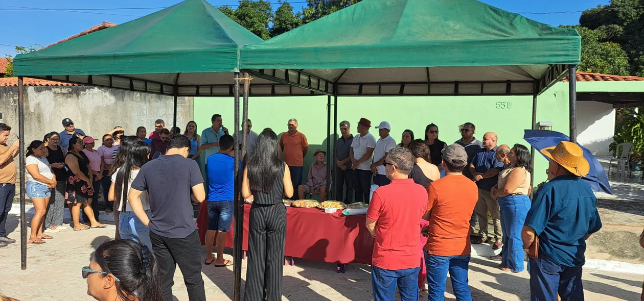 Momento da inauguração
