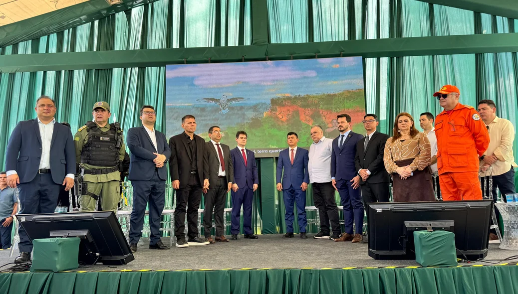 Momento da inauguração