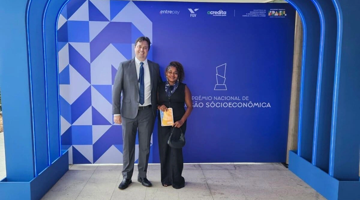 Momento da premiação