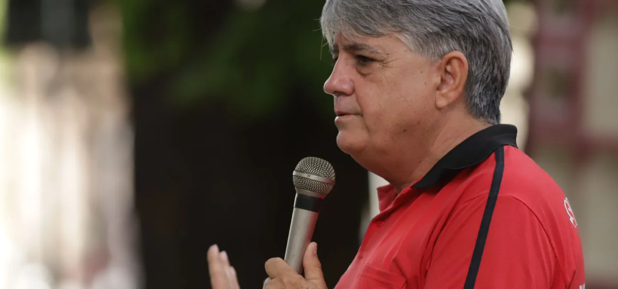 Momento do protesto