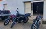 Motocicletas apreendidas no desmanche ilegal