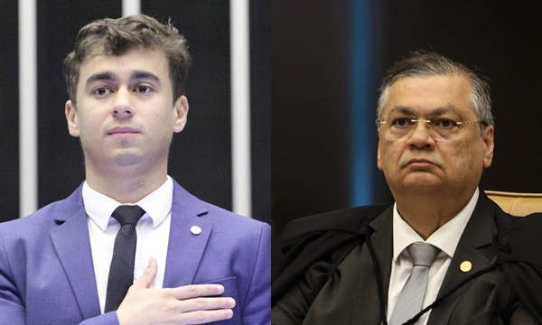Nikolas Ferreira e Flávio Dino