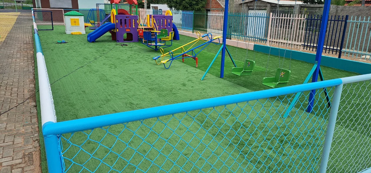 Novo parque infantil localizado no Centro Cultural dos Cocais