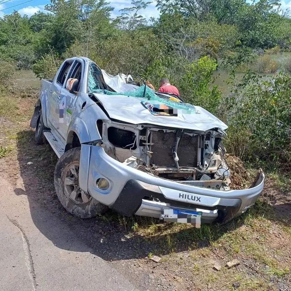 O acidente ocorreu quando uma das rodas do veículo se soltou