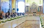 O presidente Lula durante almoço oferecido por Vladimir Putin