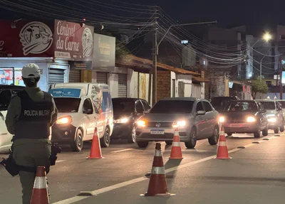O trânsito ficou congestionado