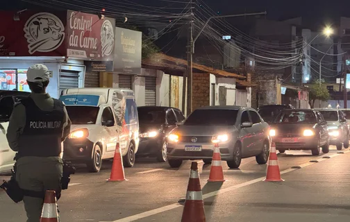 O trânsito ficou congestionado