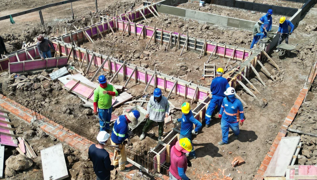 Obra do IFPI avança em Esperantina e segue em ritmo acelerado