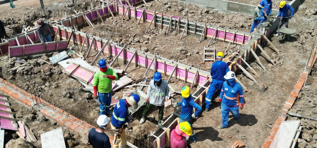 Obra do IFPI avança em Esperantina e segue em ritmo acelerado