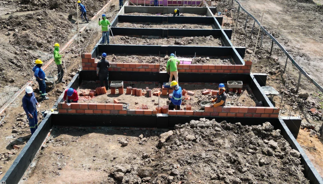 Obra do IFPI em Esperantina avança e segue em ritmo acelerado