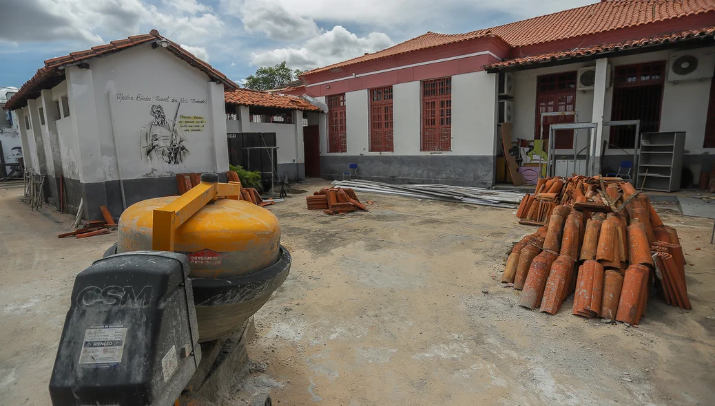 Obras de reforma do Memorial Esperança Garcia