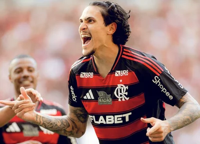 Pedro, atacante do Flamengo