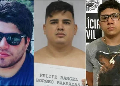 Pedro Veloso Nogueira Neto, Felipe Rangel Borges Barradas e Antônio Sousa da Silva