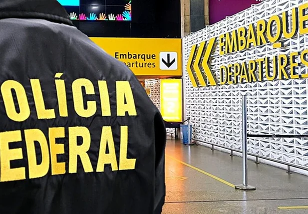 PF no Aeroporto de Guarulhos