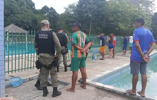 Polícia Militar no Clube dos Rodoviários