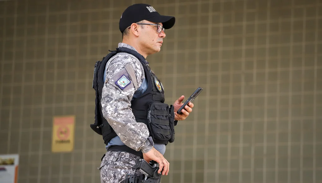 Polícia reforçou segurança no HUT