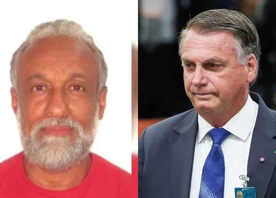 Policial federal e Jair Bolsonaro
