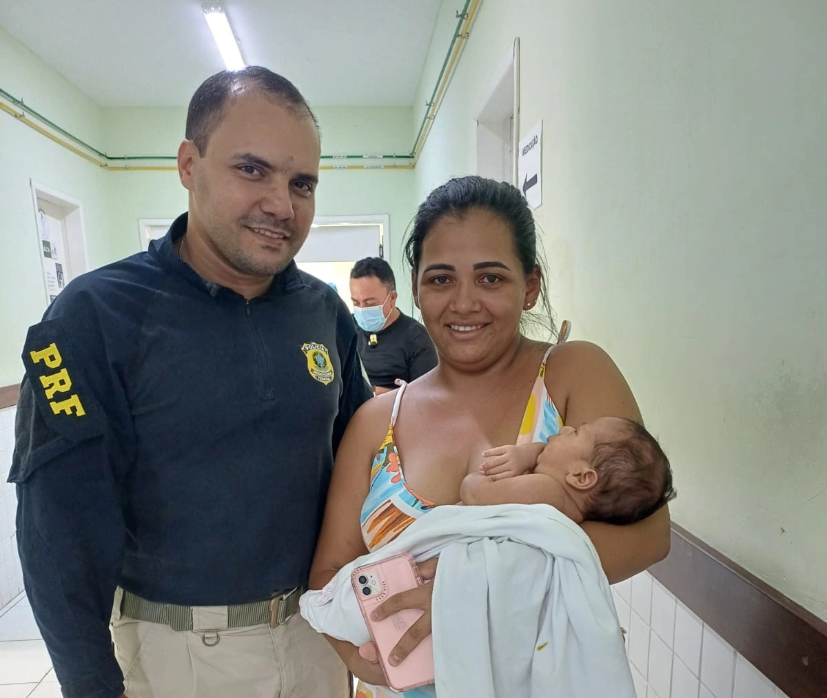 Policial rodoviário salvou bebê em Floriano