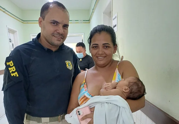 Policial rodoviário salvou bebê em Floriano