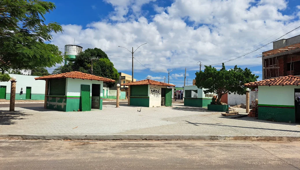 Praça dos Cocais em São João do Arraial