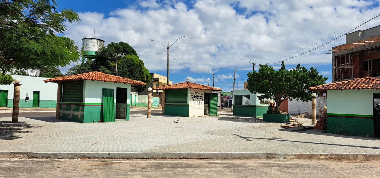 Praça dos Cocais em São João do Arraial