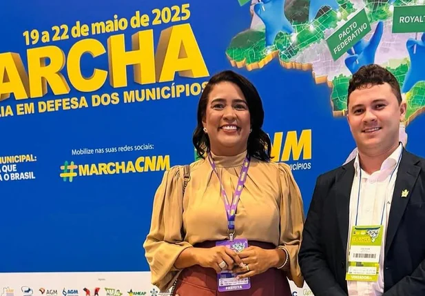 Prefeita Camila Barbosa participa da Marcha dos Prefeitos em Brasília