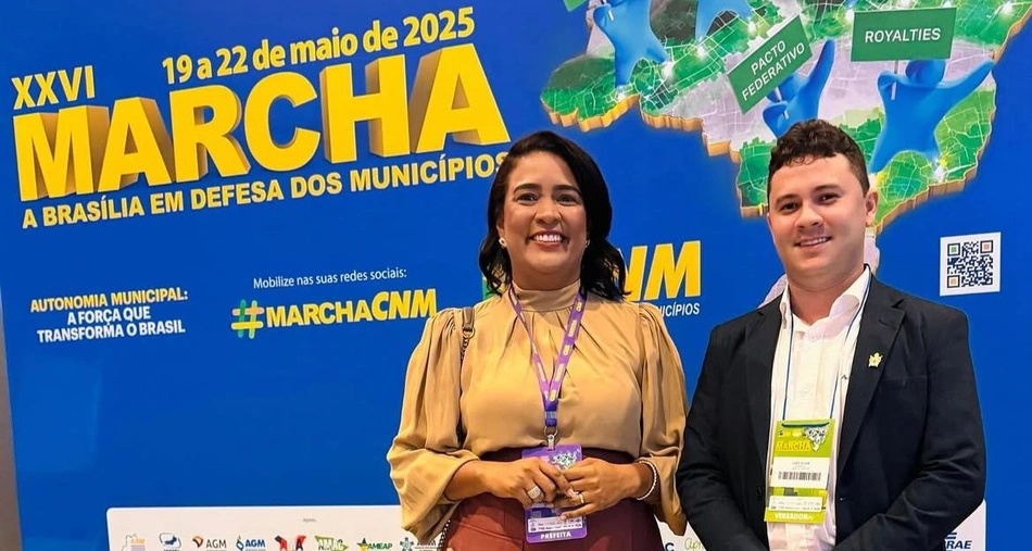 Prefeita Camila Barbosa participa da Marcha dos Prefeitos em Brasília