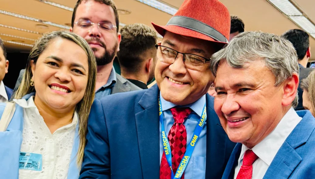 Prefeito Abdoral Melo e ministro Wellington Dias