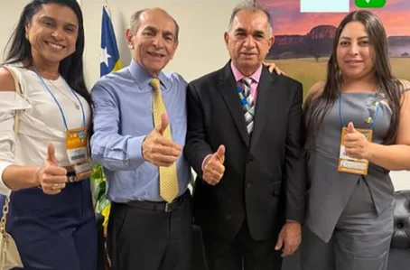 Prefeito de Pau D'Arco do Piauí  na Marcha dos Prefeitos