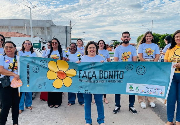 Prefeitura realiza caminhada em alusão ao “Maio Laranja”