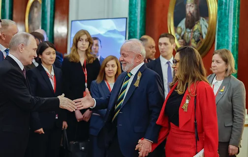 Presidente da República, Luiz Inácio Lula da Silva, durante jantar oferecido pelo Presidente da Federação da Rússia, Vladimir Putin, no Palácio do Kremlin